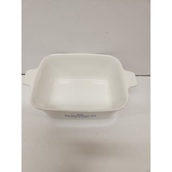 Corningware P-4-B Casserole with lid 1.5 Qrt Rectangular Blue Cornflower - Picture 2 of 3